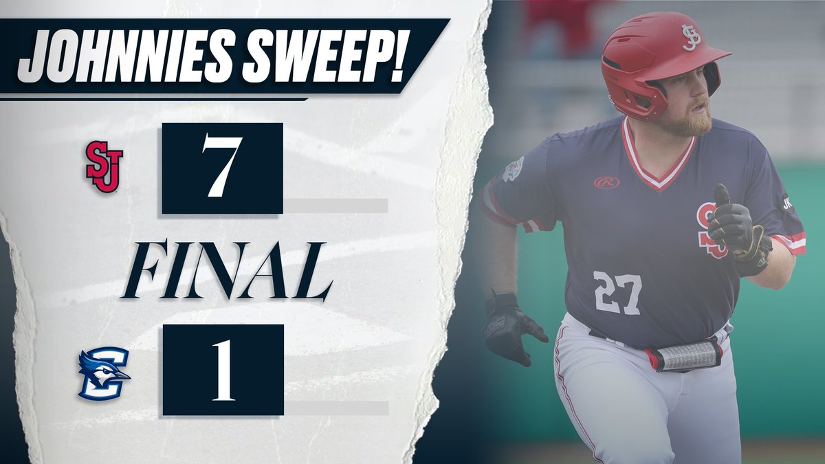 JOHNNIES SWEEP! St. John's takes three against the Bluejays for the first time since 2018!