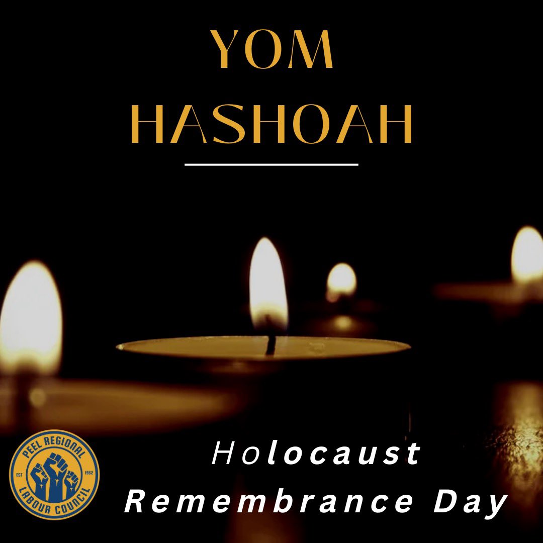 On May 5-6th we honour #YomHashoah Israeli Holocaust Remembrance Day as a reminder for us all to act justly towards others and to speak up against injustices so that as humanity we can do better by one another. #onlab