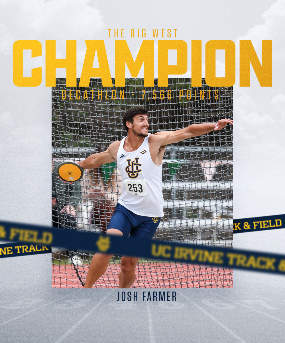 Your 2024 Big West Decathlon Champion!! 🏆 Josh takes home the Anteaters' first conference title in the decathlon since 1993! #TogetherWeZot | #RipEm