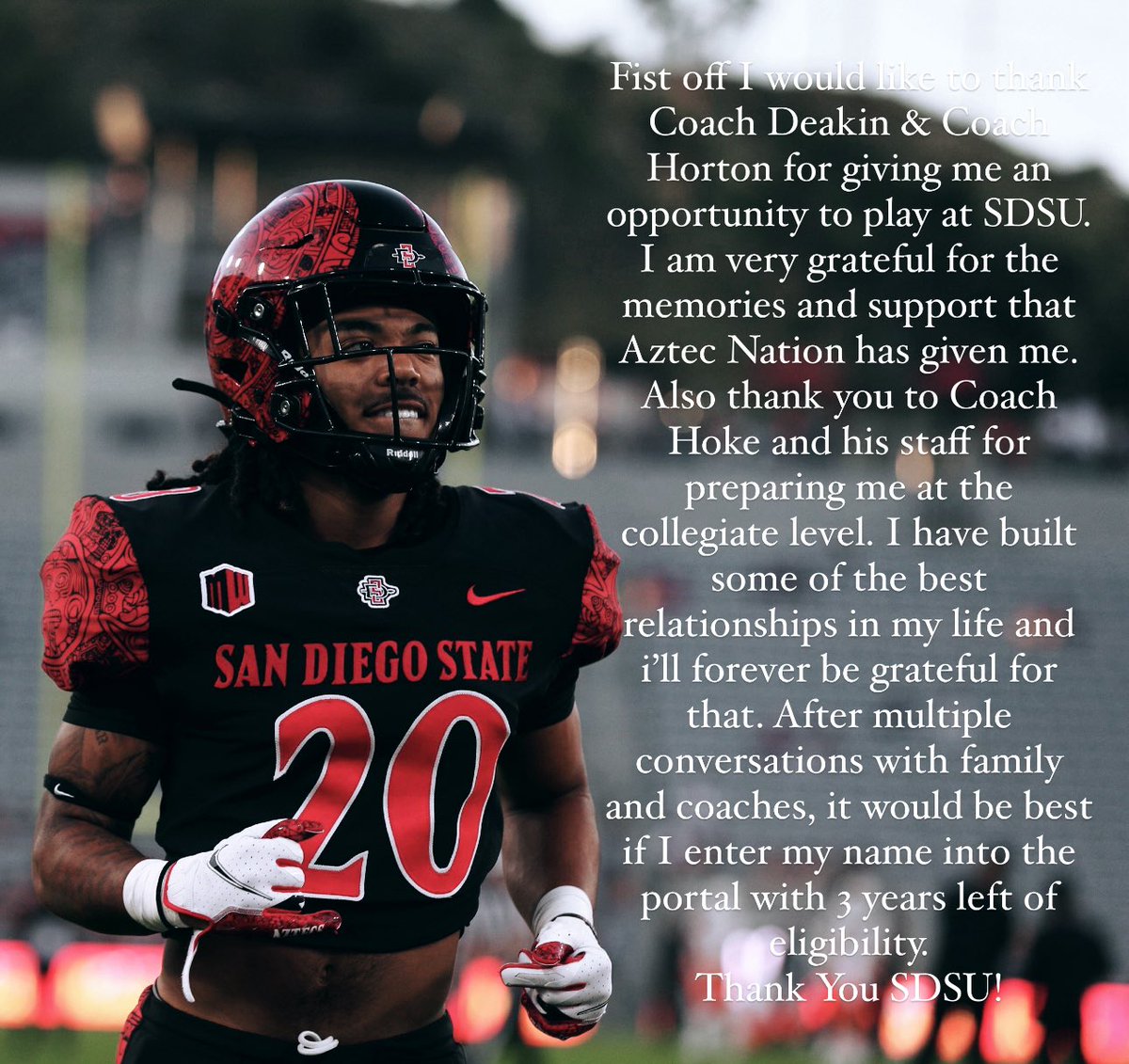 Thank You SDSU!❤️🖤