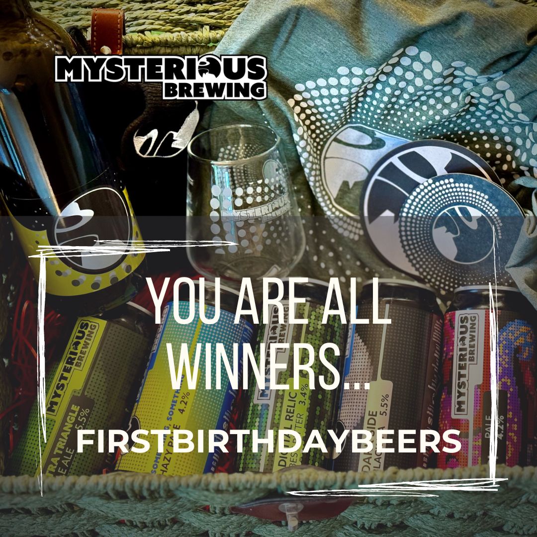 Join us in celebrating our first anniversary and prize giveaway! We're extending a heartfelt thanks to all who joined in by offering a 20% price cut on our online store. Simply apply the code 'Firstbirthdaybeers' during payment. #CelebratingTogether #GratitudeDiscount