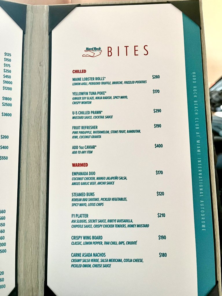 Here are the food prices at @F1 Miami vs @TheMasters. I'll let you guess which one is which... Just because 'you can' charge insane prices doesn't mean you should... #Miami