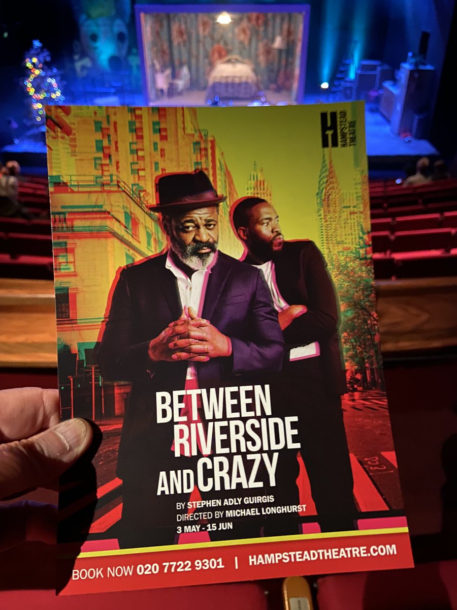 Blurred truths & flawed systems #BetweenRiversideAndCrazy @Hamps_Theatre Delightful & somewhat dysfunctional tragicomedy. Superb cast! led by @DannySapani Playwright #StephenAdlyGuirgis @CookieRiverside The ‘emotionalisms’ are real, I ❤️d this show!