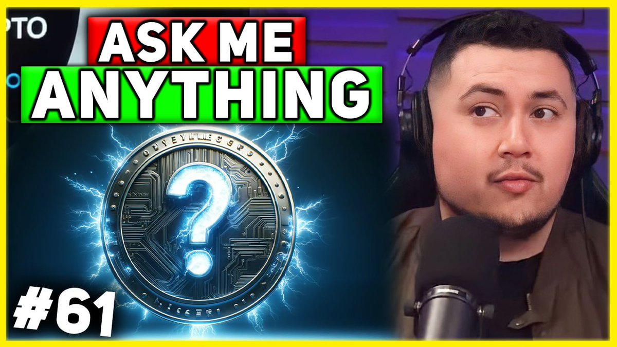 It's a lock at 4 pm pst ft @CultivateCrypto youtube.com/watch?v=9lEsXj…