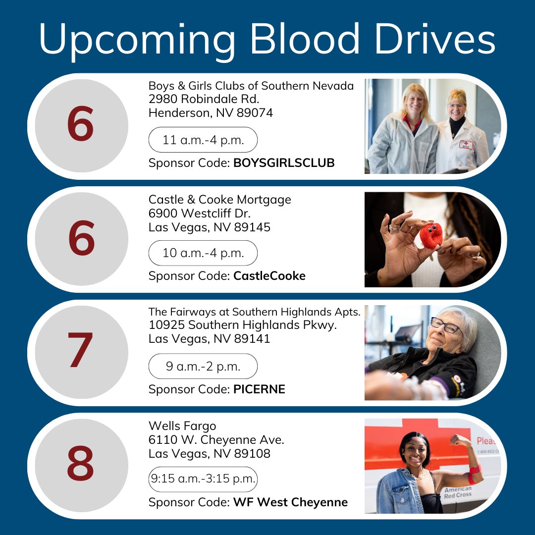 🩸🩸Join us in helping to save lives! Your donation can make a difference in someone's life. Be a hero today! There’s a seat waiting for you at one of our upcoming #AmericanRedCross blood drives. Sign up at redcrossblood.org. ❤️ #DonateBlood #BloodDrives