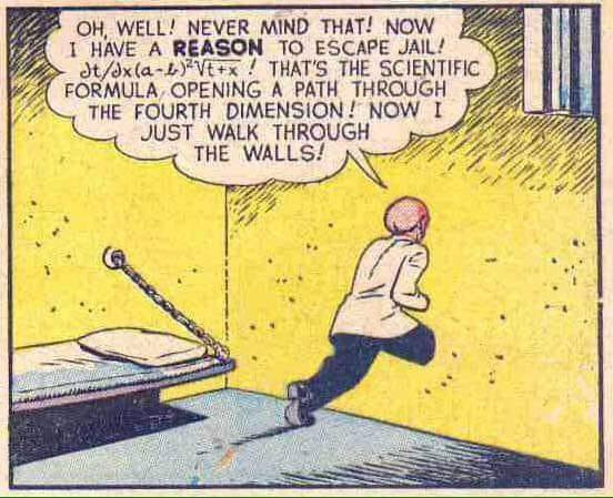 🧹Shades of that old witch, Keziah Mason & her knowledge of lines that could lead through the walls of space to other spaces beyond🎨Dr. Thaddeus Bodog Sivana, arch-enemy of Captain Marvel, reaches the fourth dimension - Whiz Comics #2, February 1940🧹#Lovecraftian #Horror