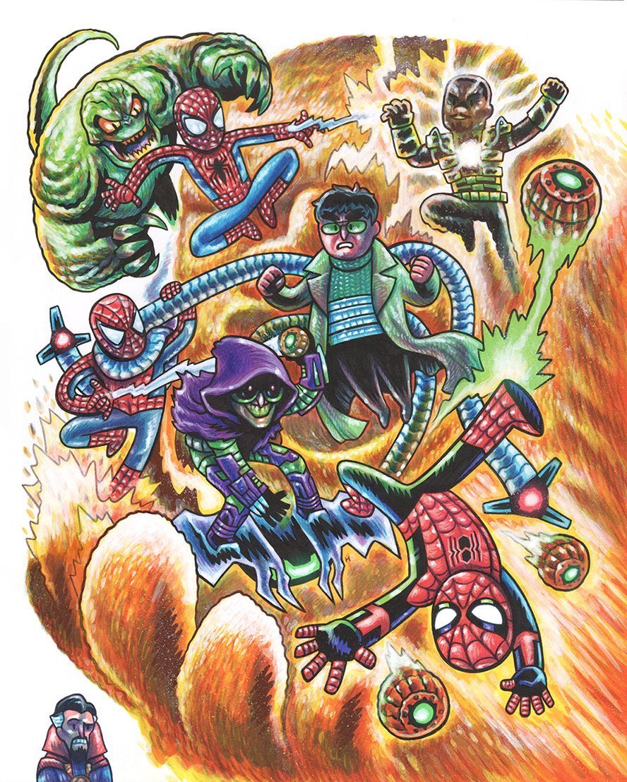 Spider-Man: No Way Home Artwork by @MISTERHIPP #SpiderMan