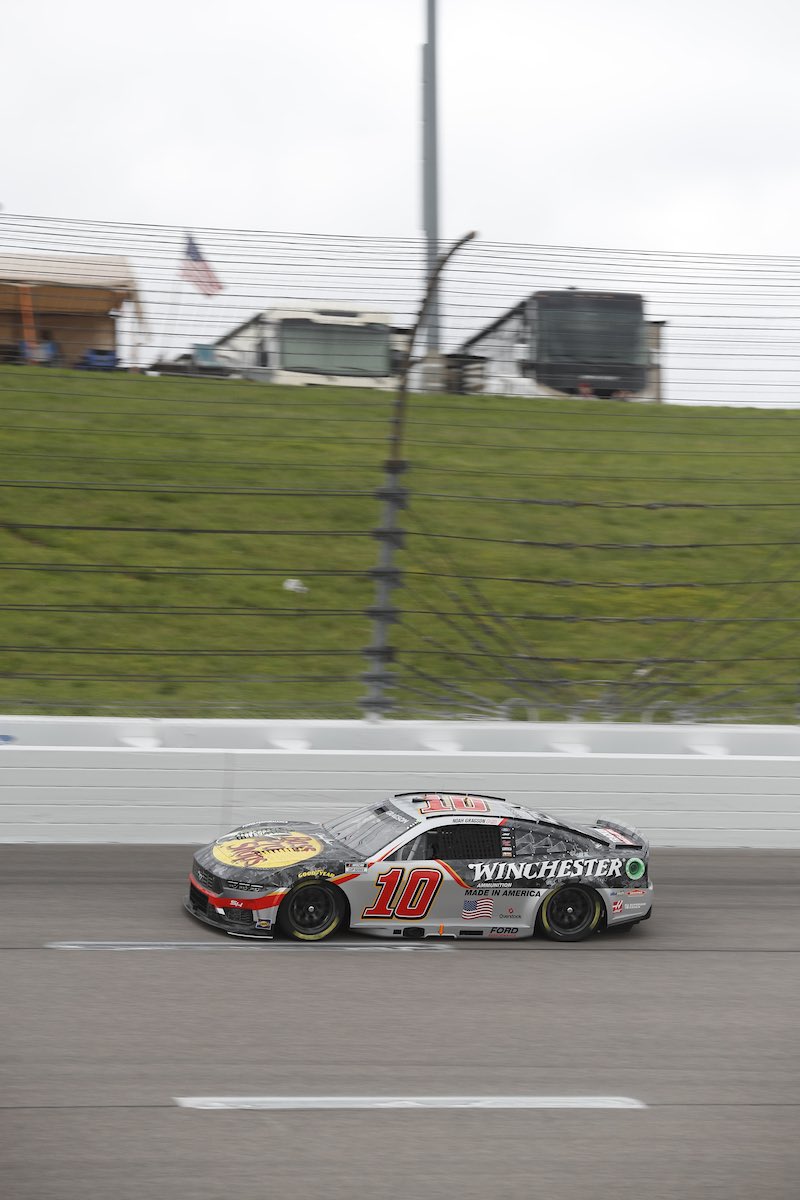 #NASCAR | Noah Gragson qualified 3rd, the top #Ford and a career best Cup qualifying effort for him as the 10 team continues to build momentum. @NoahGragson @kansasspeedway @StewartHaasRcng