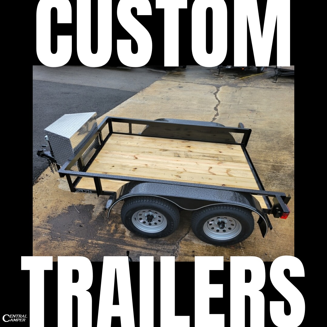 Need a custom trailer? We've got you covered! Give us a call so that we can bring your vision to life! (205) 781-2129

#Alabama #BirminghamAL #ChelseaAL #PelhamAL #CargoTrailers #EnclosedTrailer #TruckAccessories #TrailerHitch #CentralCamper #Toppers #VehicleToppers #AlabasterAL