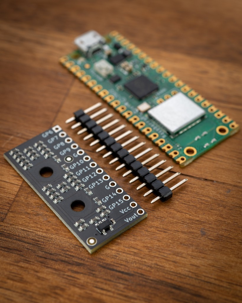 CoreElecAU's tweet photo. We MacGyver'd an impressively hi-fi #DAC using the humble resistor ladder. Convert digital signals to analogue simply and effectively, designed specifically for ease of connection to a Raspberry Pi #Pico https://t.co/CArh1FVLRP #Makerverse 10-bit R2R DAC. https://t.co/bKHt8p6aNK
