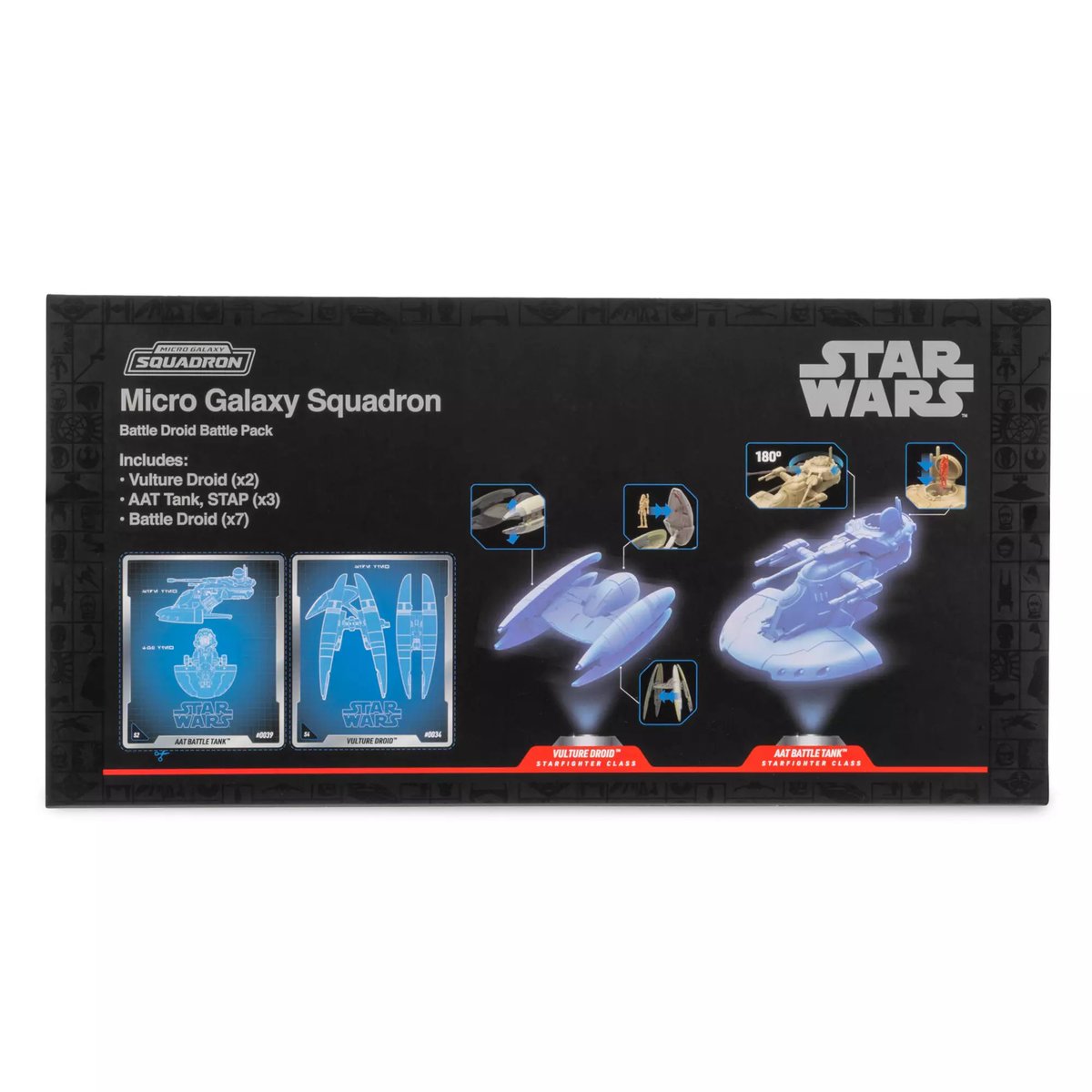 Jazwares Star Wars Micro Galaxy Squadron Battle Droid Battle Pack is up for preorder at the Disney Store ($59.99) - bit.ly/44A44Nu