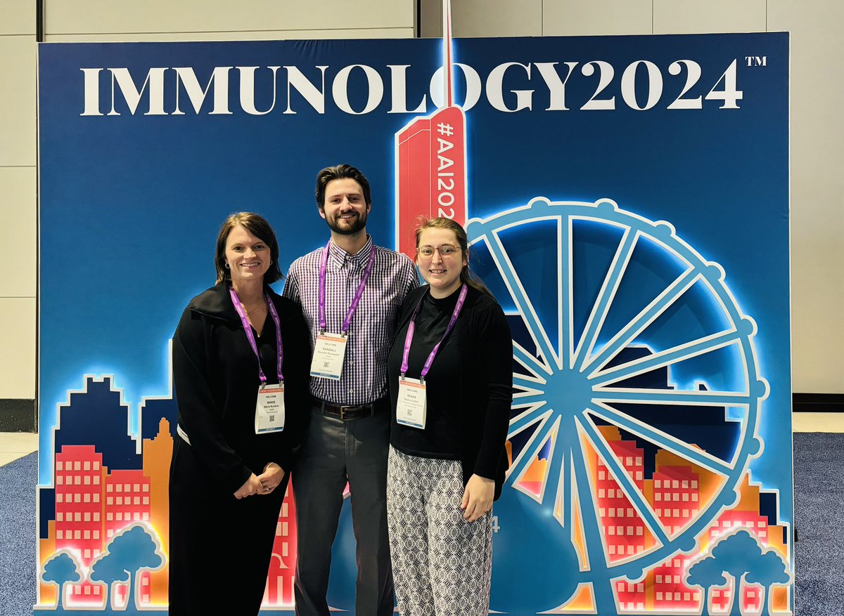 Great research happening at <a href="/ImmunologyAAI/">The American Association of Immunologists (AAI)</a>  Happy to be here!