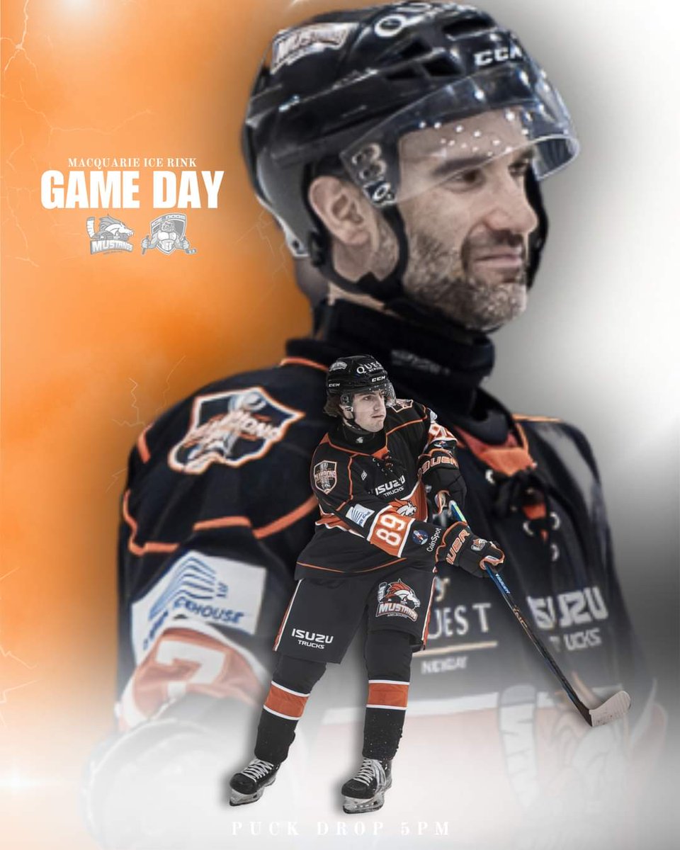 IT'S GAME DAY!

Battle ready ⚔️

#MelbourneMustangs #bleedorange #believeorange #AIHL