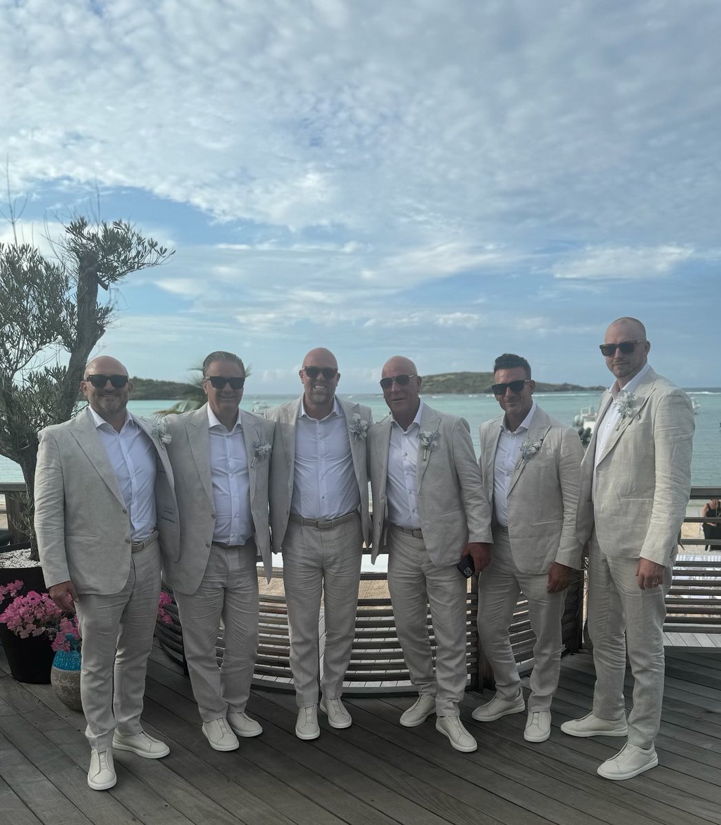 The Groom and the boys. Can’t give names but all from Florida. #JustSaying