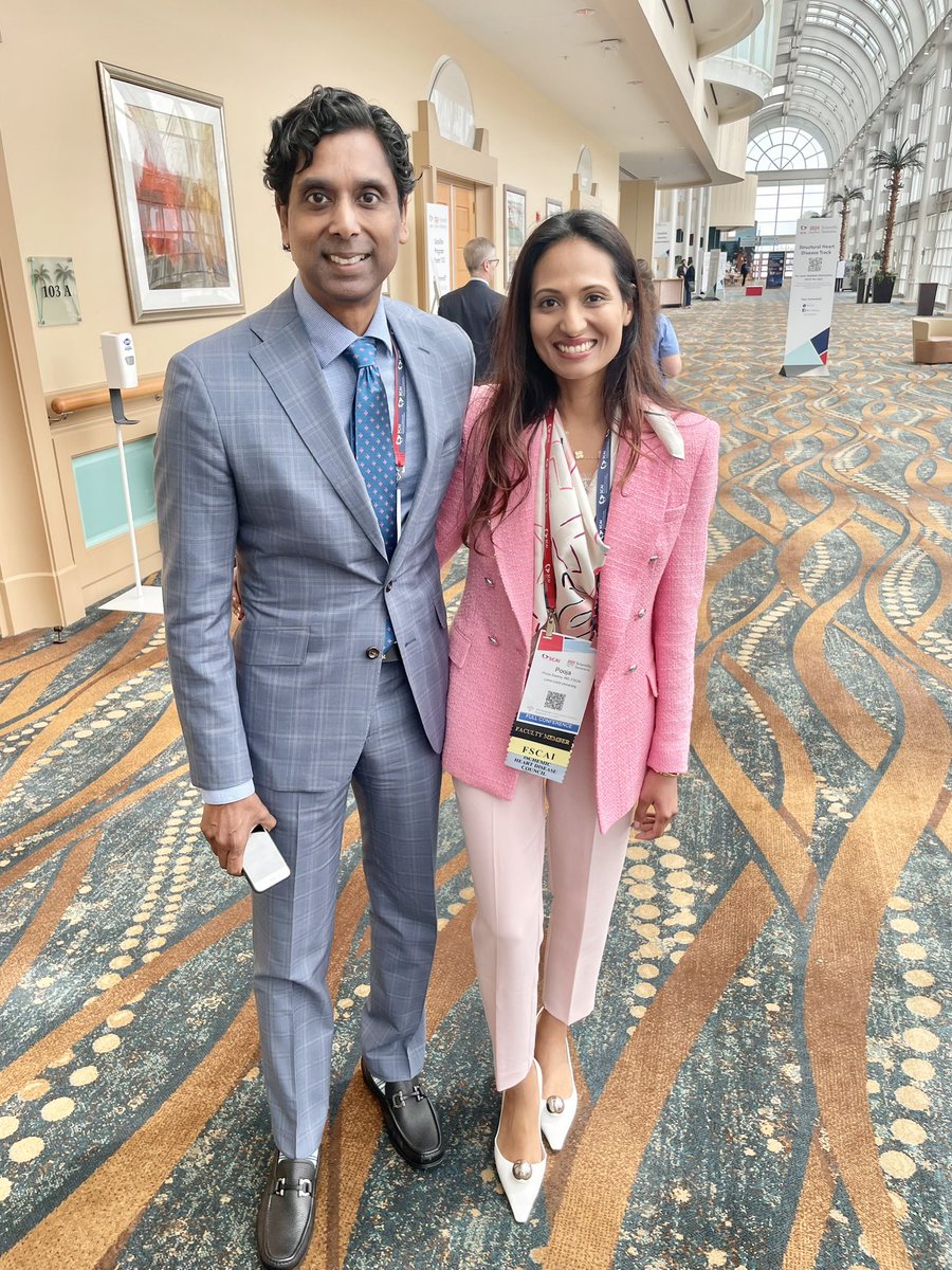 Catching up with the pink trend - @SrihariNaiduMD has 🌸 on his tie #pinkICclub @mirvatalasnag @mmamas1973 @Pooh_Velagapudi @JamalRanaMD @DrAnkitKPatel @DrMarthaGulati @AnastasiaSMihai #SCAI2024