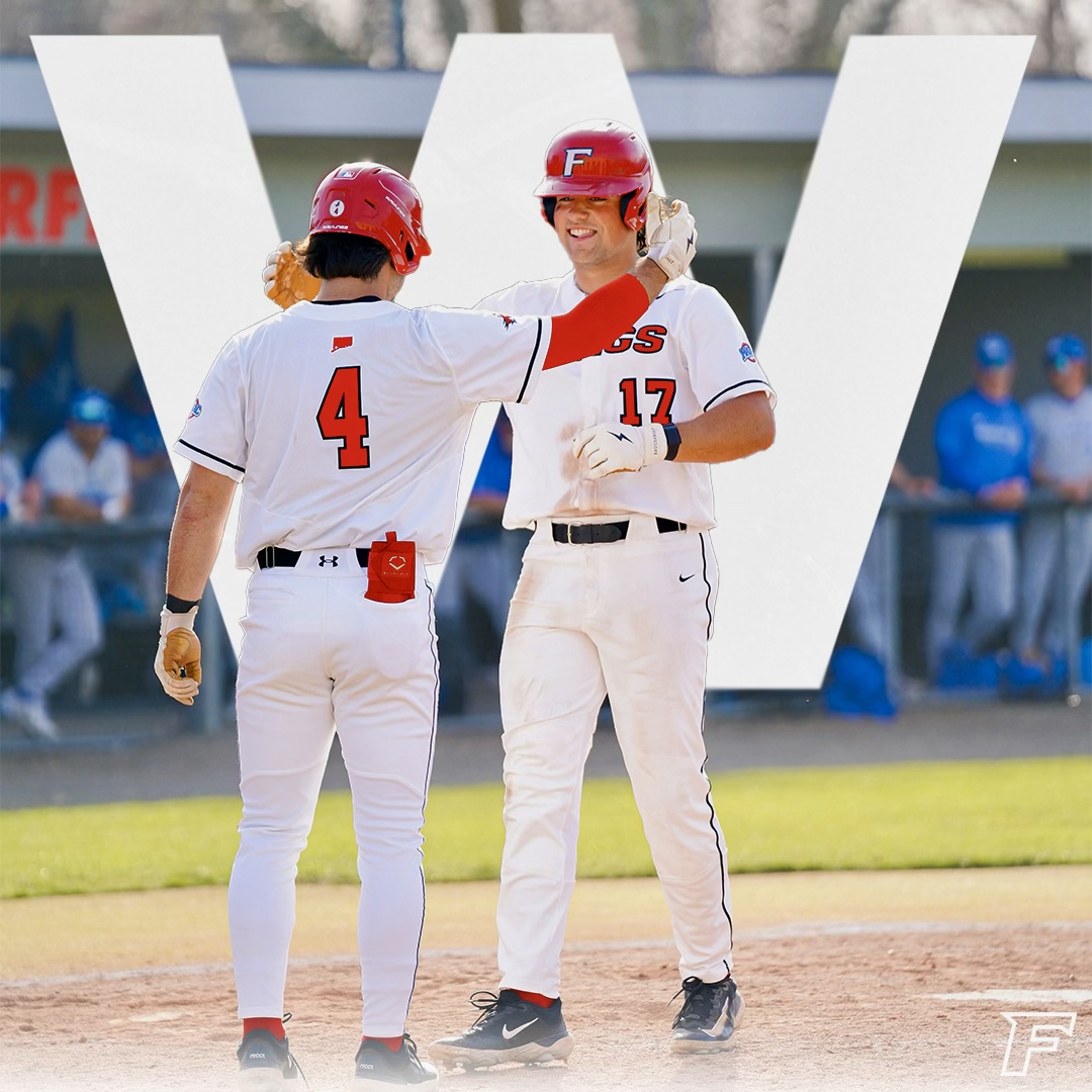 𝐈𝐓𝐒 𝐀 𝐒𝐖𝐄𝐄𝐏 🧹🧹🧹 Matt Bucciero hits a go-ahead homer in the top of the 10th and we sweep the doubleheader and series at Marist! #WeAreStags