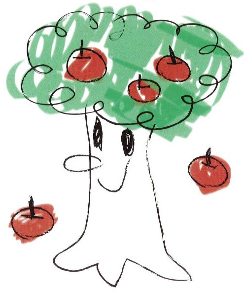 Doodle of Whispy Woods drawn by Kirby from the Kirby Art & Style Collection.