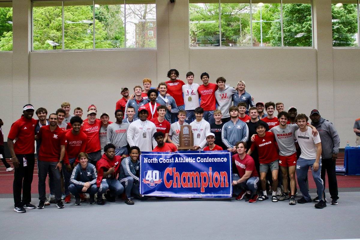 Make more room in the trophy case!!! Wabash wins the 2024 @NCAC Men's Outdoor Track and Field Championship!! The Little Giants win their tenth outdoow title and 19th track and field championship overall. @MOWNBU #WAF