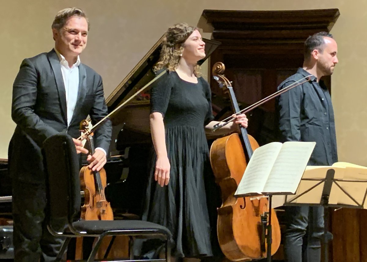 Two remarkable concerts on consecutive evenings @wigmore_hall - yesterday, lovely Beethoven & Schubert by @chiaroscuro4tet & Christian Poltéra; tonight (& even better? it felt quite flawless!) the 3 Brahms piano trios by @igorpianist @cellojuliahagen & @RCapucon - such a treat!