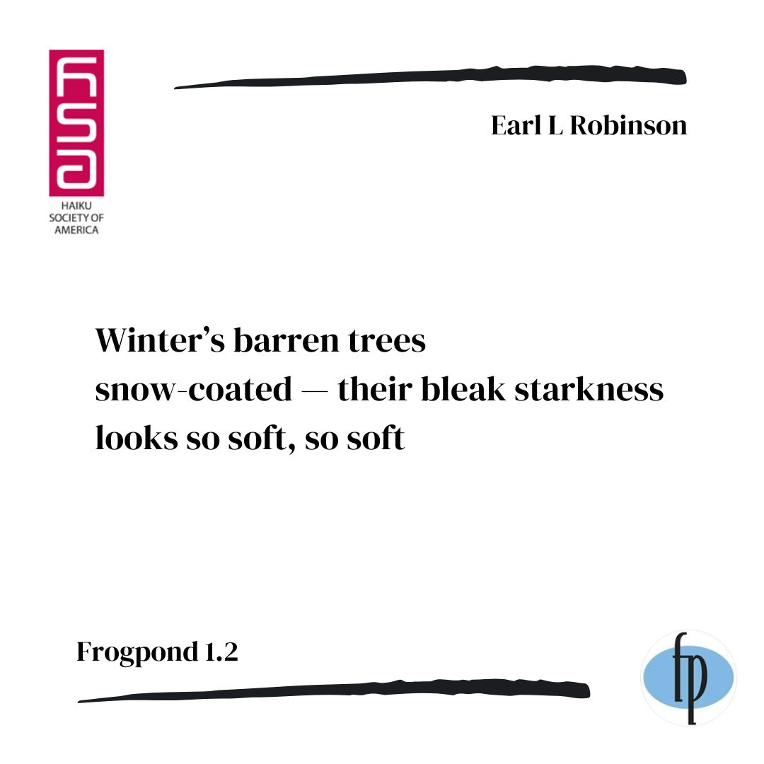 Here's a #haiku from early issue 1.2, from 1978, by Earl L. Robinson.

Let us know what you think, #readers.