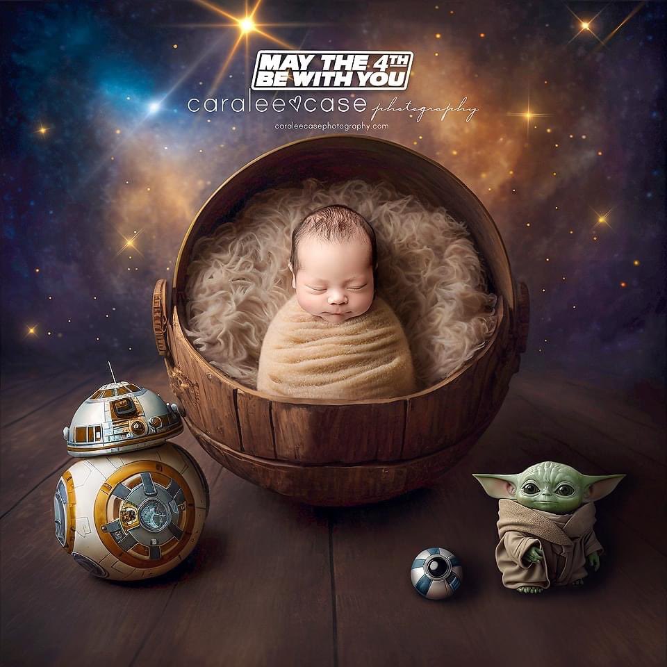 'May the force be with you.' ~ Obi-Wan Kenobi and pretty much everyone else in Star Wars.  🤣

#MayThe4th #StarWars #MayTheForceBeWithYou #Baby #CuteBaby #StarWarsDay #BabyPhotography #NewbornPhotography #CutestBabyEver #ObiWan #SweetBaby #BabyBoy #ItsABoy #AdorableBaby