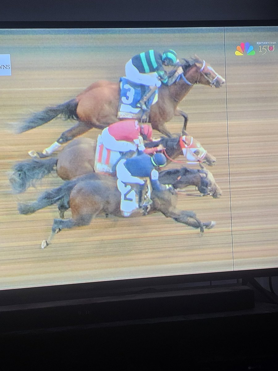 Couldn't ask for a better finish for the 150th running of the <a href="/KentuckyDerby/">Kentucky Derby</a>