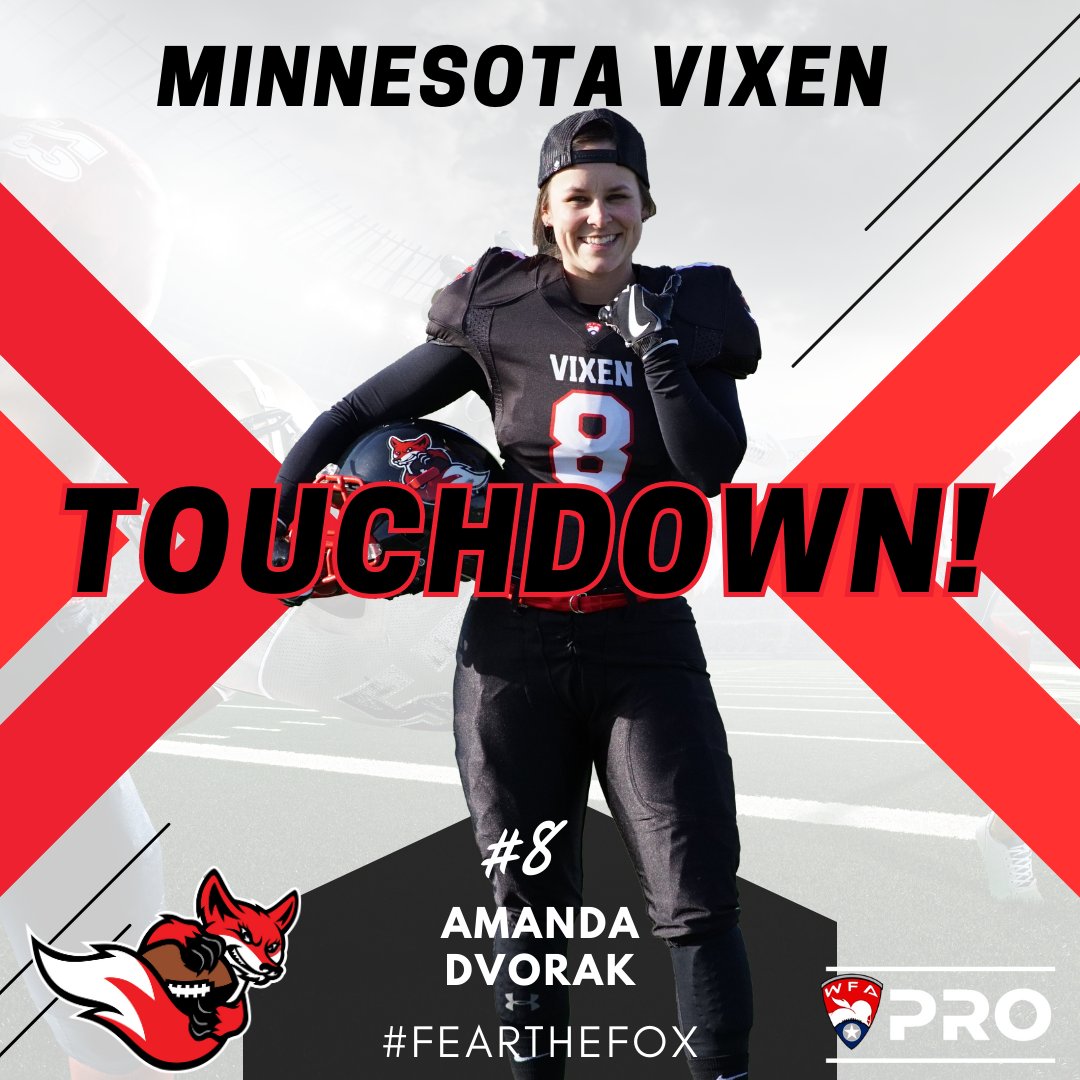TD Vixen 32yards Kelly to Dvorak 7-7 #FeartheFox