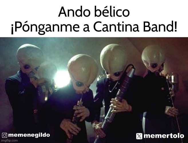 (Sábado de Música) 🤓🤖🚀🎵💙

#4demayo #may4th #StarWars #diadestarwars #StarWarsDay2024 #May4thBeWithYou #Maythe4thBeWithYou #cantinaband #cantinabandstarwars #andobelico #ponganmeacantinaband @memertolo #mayo #sabado #musica #findesemana #weekend #humor #memes