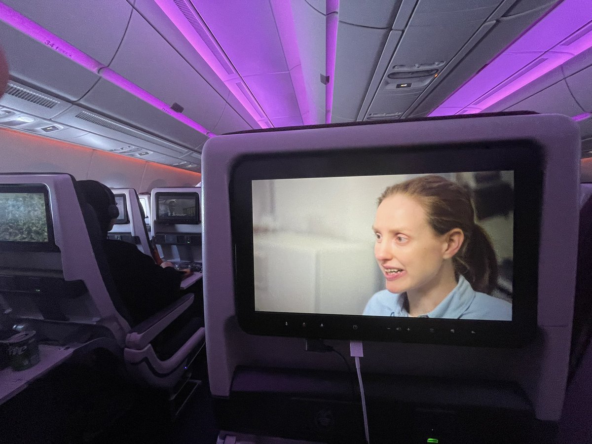 Fantastic to see @unisouthampton colleagues Katy Rankin and @NeilJGostling on @qatarairways in-flight entertainment! (Obviously under “Best of British”) 👏 👏 👏