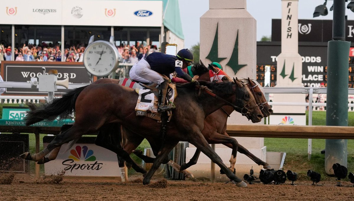 What a finish. 
#PhotoFinish #ByANose #KentuckyDerby2024