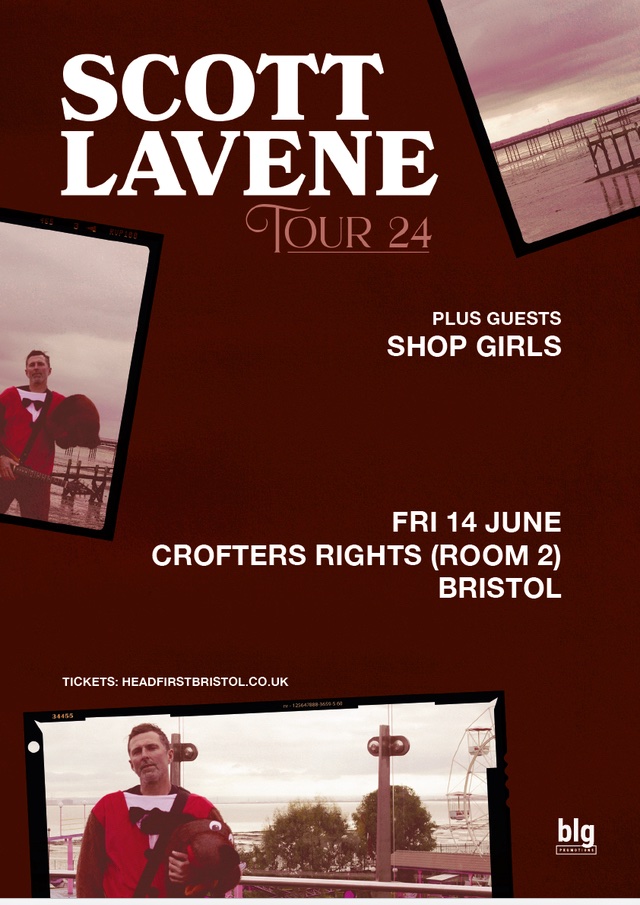 Friday June 14th! Solo show, supporting the wonderful @scottlavene at @Crofters_Rights Cannot wait!! Songs from heaven sir XXXXX