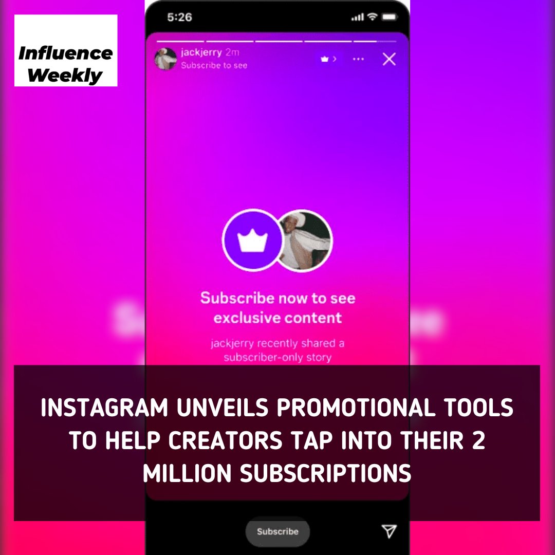 Instagram Unveils Promotional Tools To Help Creators Tap Into Their 2 Million Subscriptions: 

👉🏼  Read the full story: 

l8r.it/mpSg

#InfluencerMarketing #Influencer #Creators #Instagram
