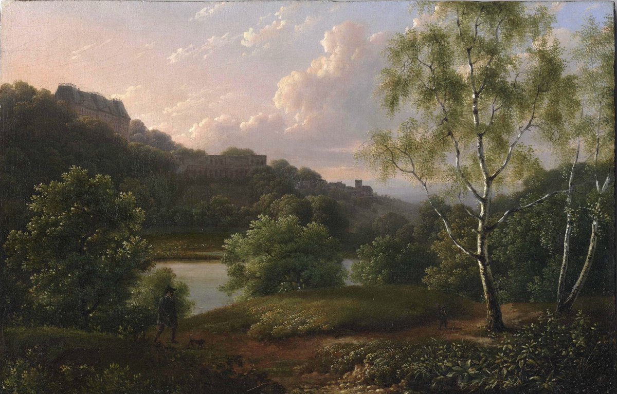 View of the Castle of Meudon (1846), Jean-Joseph-Xavier Bidauld