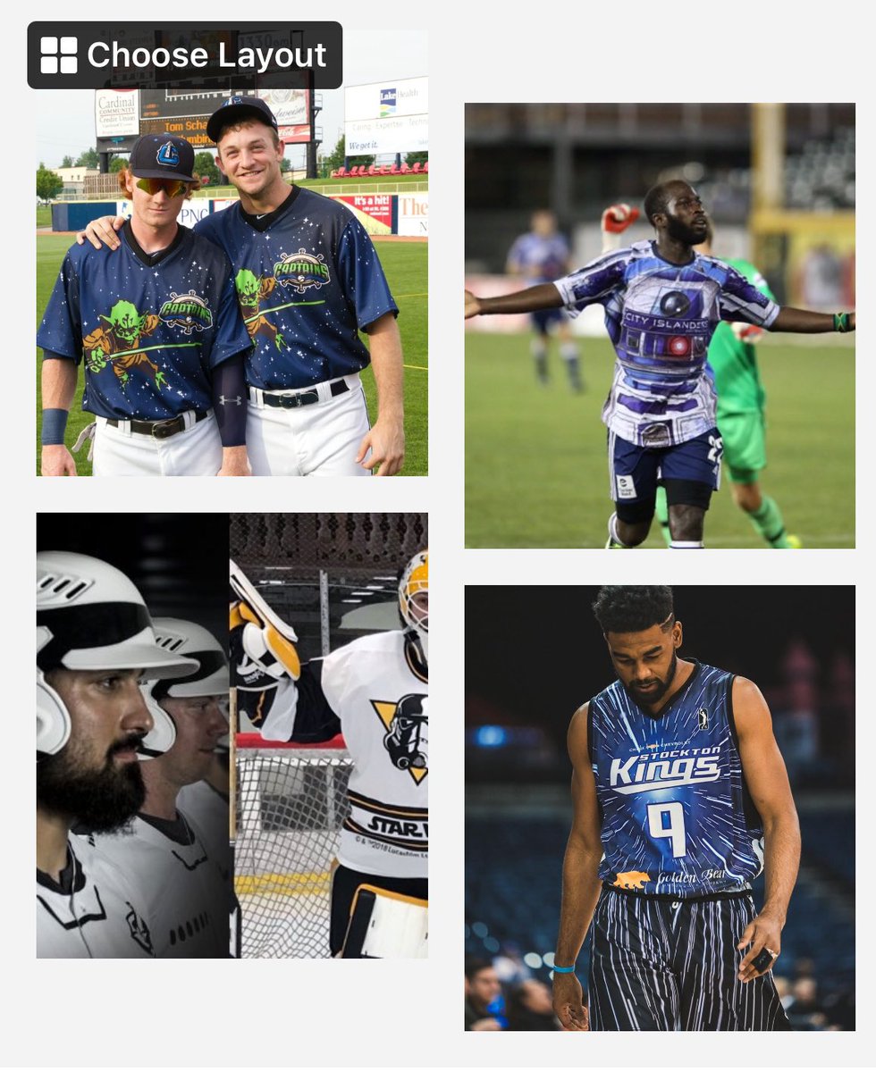 CheerCheapSeats's tweet photo. In honor of Star Wars Day, what is your all-time favorite Star Wars themed sports jersey?

#Maythe4thBeWithYou https://t.co/3imq3VaUvi