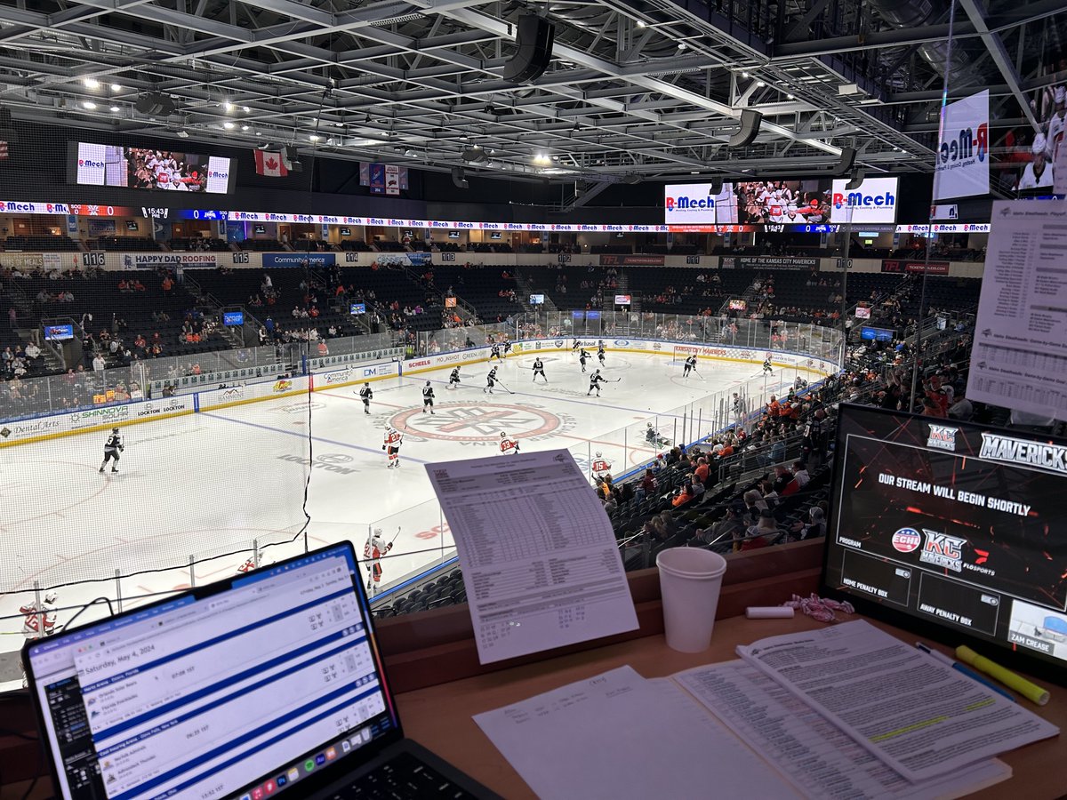 The @ECHL Mountain Division Finals are on!! Pre-Game coverage coming up at 5:45 p.m. (MT) from KC. 📻 @KTIK_953FM | ktik.com 💻 @FloHockey | flosports.link/3OkDFdG