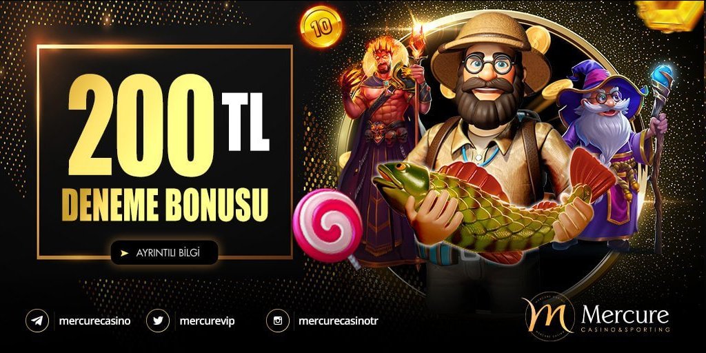 📣📣 Yeni Üye Olan HERKESE 

🎁🎁 2️⃣0️⃣0️⃣₺ Nakit Deneme Bonus #Mercurecasino da

🆓 Kazananların Adresi 

bit.ly/MercureSosyal

#mercurecasinogüncelgiriş #casino #oyun #şans #hıdırellez #istanbul #denemebonusu #sendedene