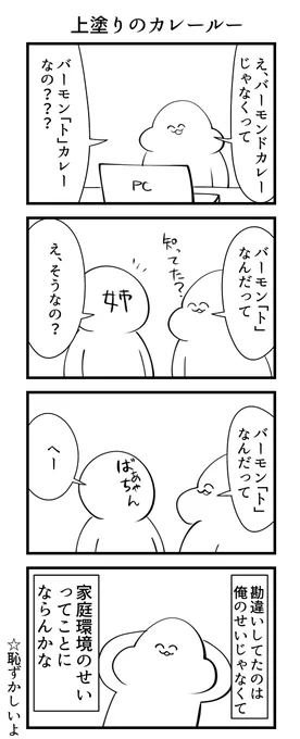 家庭の事情のカレールー