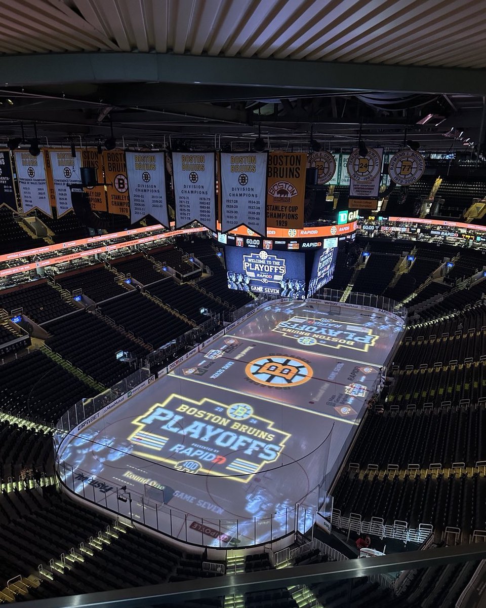 game seven playoff hockey. nothing like it. i'm ready. if you're lucky enough to have a ticket to this insanity show up ready to scream clap and sing until the clock hits zero. let's do this thing GO BRUINS #NHLBruins