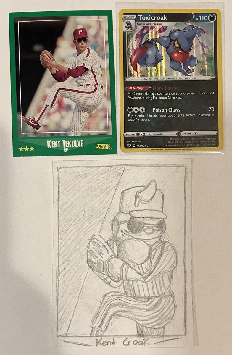 My son wanted to do a drawing challenge: Baseball + Pokémon mashup. Here are the results!