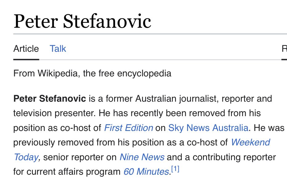 Peter Stefanovic has been stood down