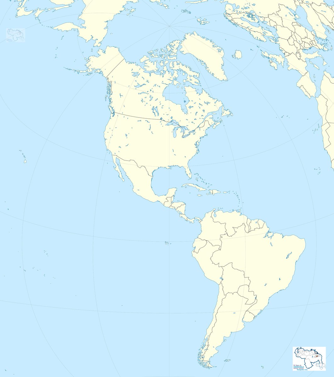 ¿Qué les parece este Mapa de todo el continente americano? #RT #MiMapa #4May #EsequiboEsVenezuela #TigriIsVanSuriname