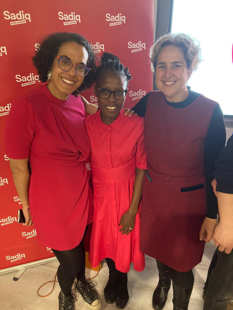 North East london women leading 💪🏾 The leadership that Grace, Kaya and Caroline have brought respectively to Waltham Forest, Islington and Hackney is a lesson on motivation and sisterhood in the Labour Party. Couldn’t have done this without them.