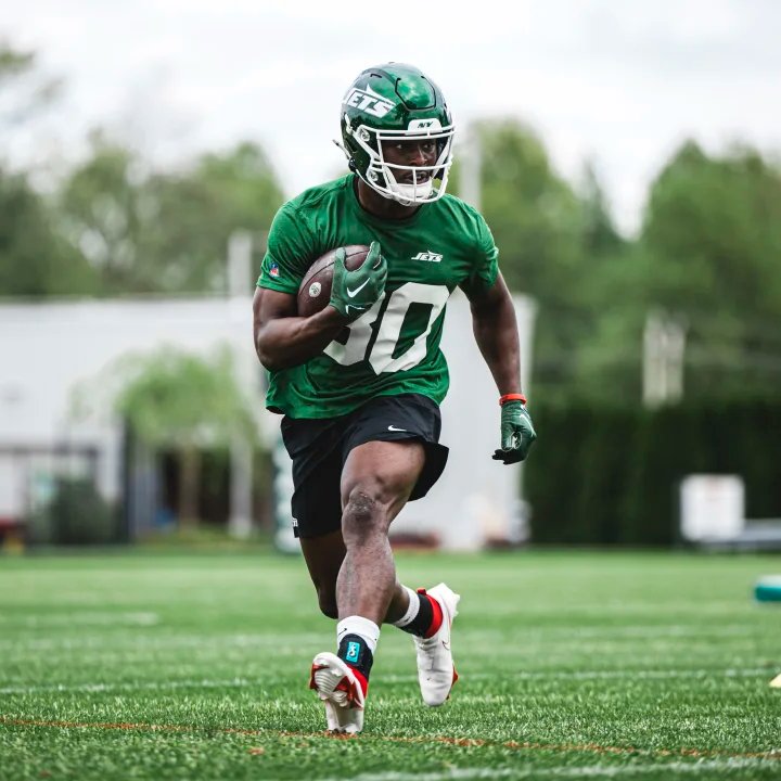 Delaware State University (RB) Michael Chris-Ike, New York Jets Rookie Training Camp