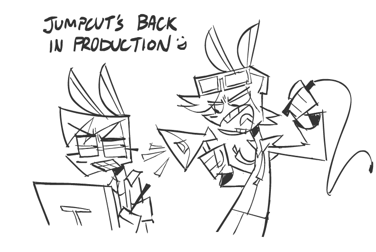 now that im finishing up my projects and college semester, im gonna do my best to go back to working on jumpcut so expect to see screenshots and some small doodles from it