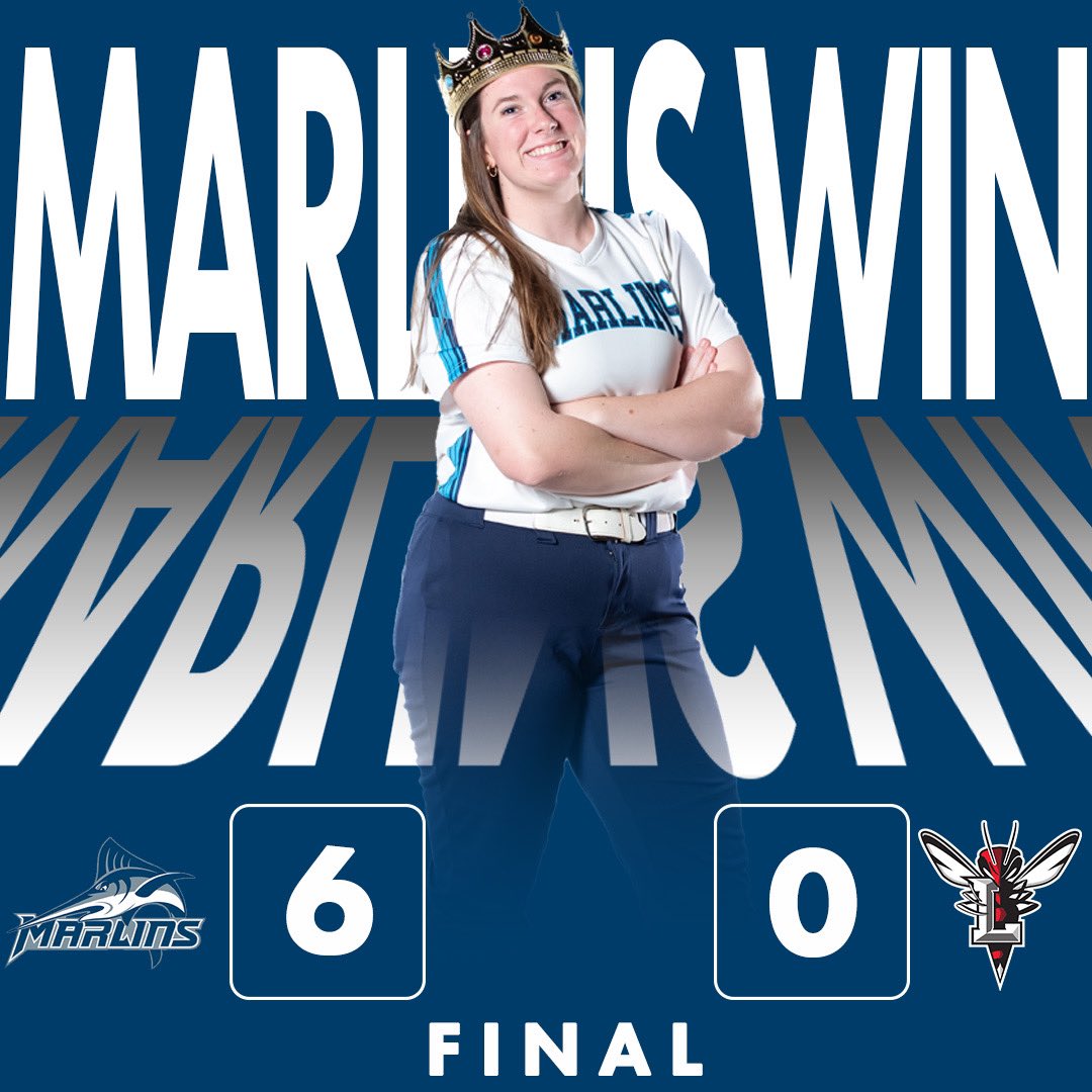 Adams Dominates in the Circle in 6-0 Win Over! Marlins will face Lynchburg tomorrow in the semifinals of the ODAC Tournament! #MarlinsWin // #ODACPlayoffs // #Win