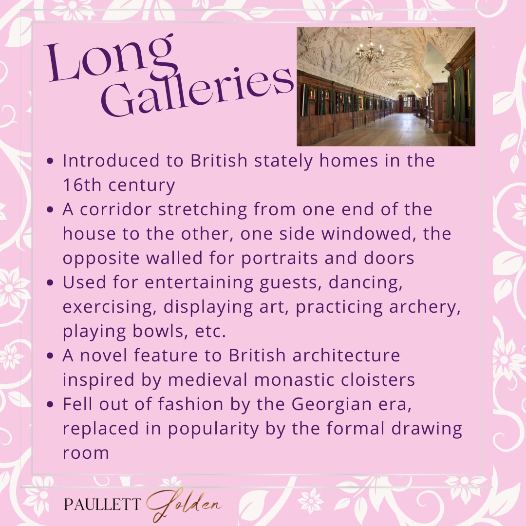 Have you had the chance to walk through a long gallery in an English country home or castle? artandthecountryhouse.com/essays/essays-… #paullettgolden #georgianeratrivia #georgianromance #regencyromance #closeddoorromance #cleanromance #sweetromance