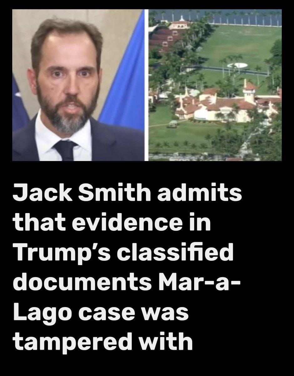 Special Counsel Jack Smith has conceded that evidence in the case involving classified documents belonging to former President Donald Trump was tampered with after being seized by the FBI. In a court filing on Friday, Smith admitted that the documents obtained during the FBI's…