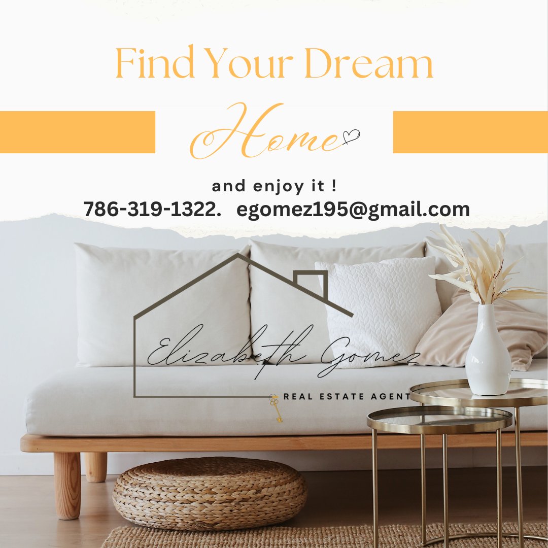 Once you find your home, you will enjoy it fully and you will start building your memories!
Call me at 786-319-1322 or email me at egomez195@gmail.com
#FindHomes #YourDreamHome #dreambig #enjoy #realestateagent #realtor #local