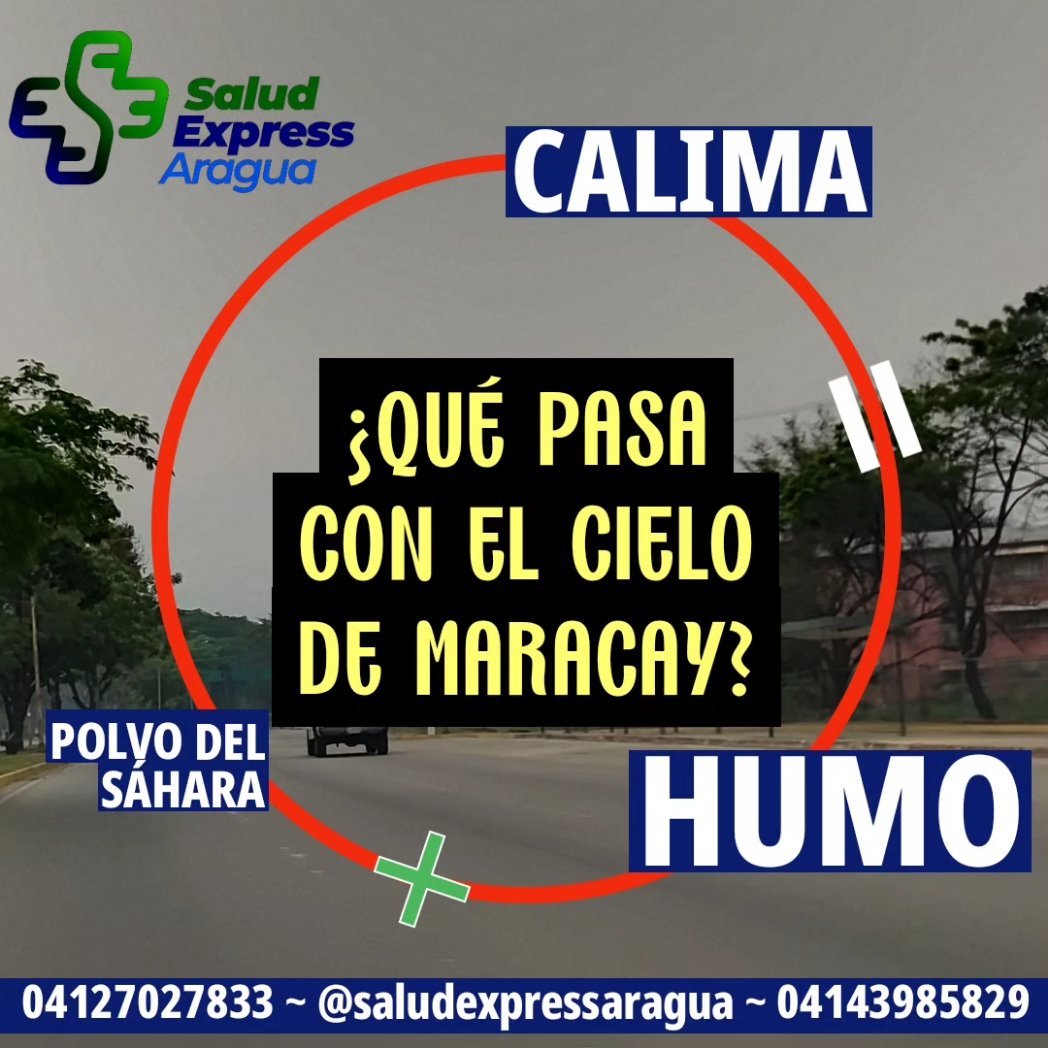 SaludExpressA's tweet photo. ¿Qué pasa en este momento con el cielo de Maracay junto a otras regiones del país y qué podemos hacer para cuidarnos? 
https://t.co/FJGDweyLgR

#Humo #Calima #PolvoDelSahara #Alerta #EmergenciasMedicas #EmergenciasEnCasa https://t.co/AKeWlPsN3g