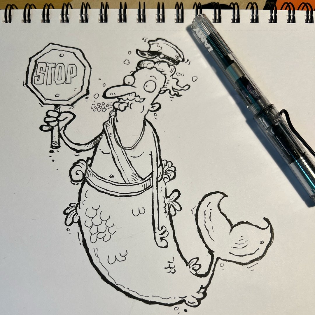 Mermay meets Sketchbook Saturday? 
It can't be.

What will happen next?

#mermay #mermay2024 #mermaidart #bobostromstudio
#mermaidillustration #Childrensbookillustration #mermaid #sketchbooksaturday